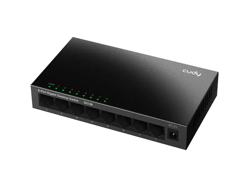 Switch CUDY GS108 8 puertos Gigabit 10/100/1000 mbps - Imagen 2
