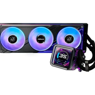 Cooler CPU ASRock PHANTOM GAMING 360 LCD Refrigeracion 360mm Liquida Black