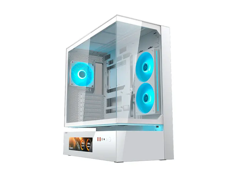 Case Cougar CFV235 Vision Mid-Tower Vidrio Templado White