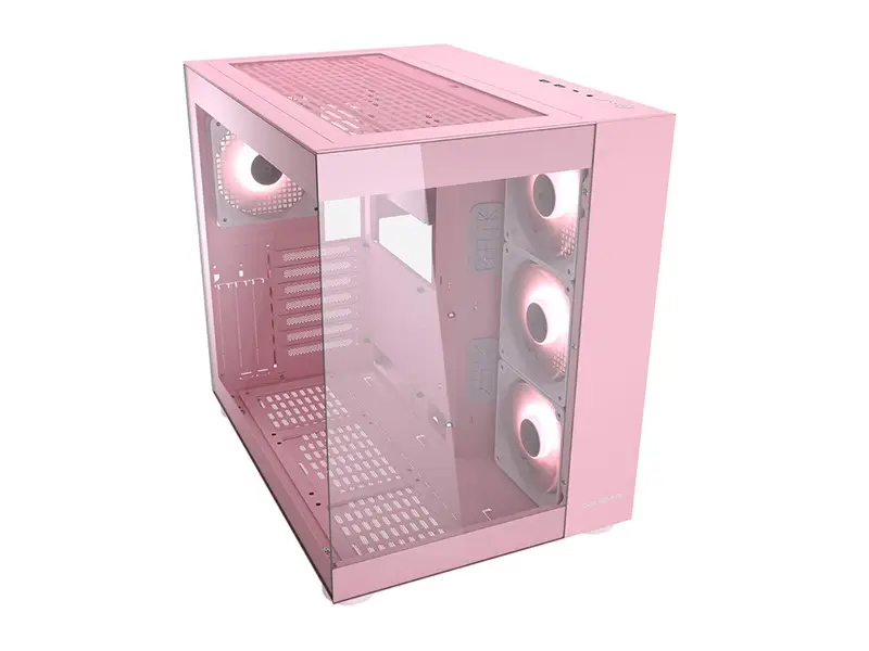 Case Cougar FV150 RGB Mid-Tower Vidrio Templado Pink - Imagen 2