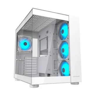 Case Cougar FV150 RGB Mid-Tower Vidrio Templado White