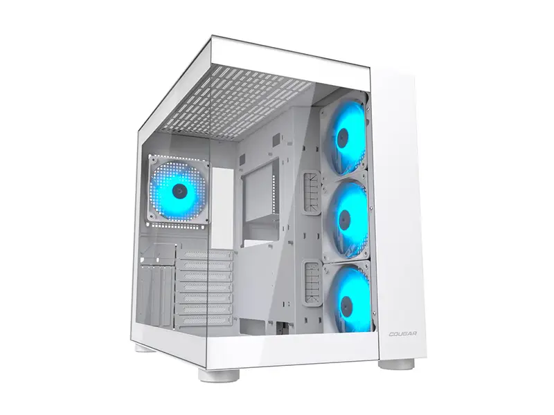 Case Cougar FV150 RGB Mid-Tower Vidrio Templado White