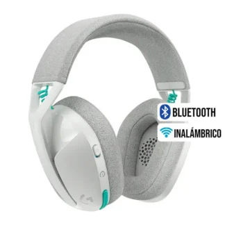 Auricular Gaming Logitech G G321 22H Lightspeed BT USB-C White