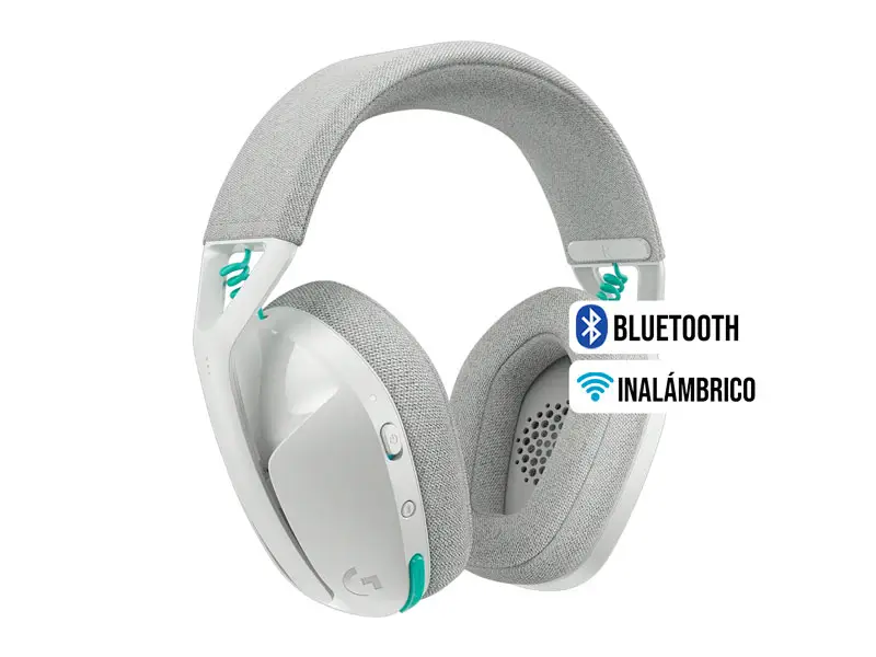 Auricular Gaming Logitech G G321 22H Lightspeed BT USB-C White