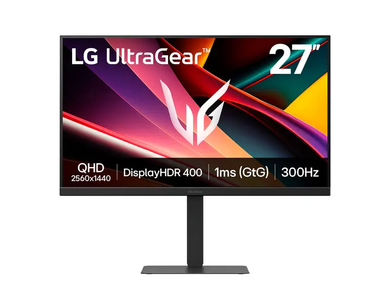 Monitor Gaming LG 27 UltraGear 27G640A-B 27″ QHD 300Hz 1ms HDMI DP - Imagen 2