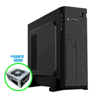 Case Antryx Xtreme Slim XS-100U + Fuente 300W (AC-XS100UK-300CPR1) Black