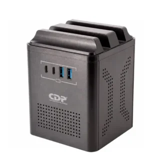 Estabilizador CDP 1000VA (500w) RUAVR1004I 4 tomas 2 USB-A 2 USB-C Black