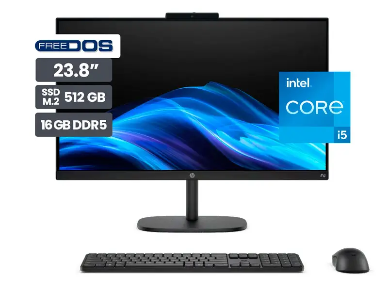 All In One HP AIO ProStudio 2 AiOG2i 23.8″ FHD Intel Core 5-120U 16GB SSD512GB No incluye Windows
