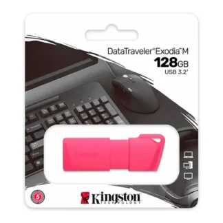 Memoria USB 3.2 128GB Kingston DataTraveler Exodia Pink Neon