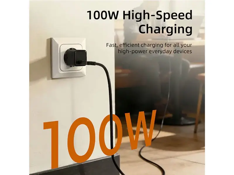 Cable USB-C a USB-C 3mts CABLETIME CU43N 100W 8K - Imagen 3