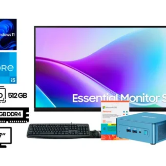 COMPUTADORA GEEKOM IT12 Core i5-12450H 16GB SSD512 + Monitor 27″ W11Pro
