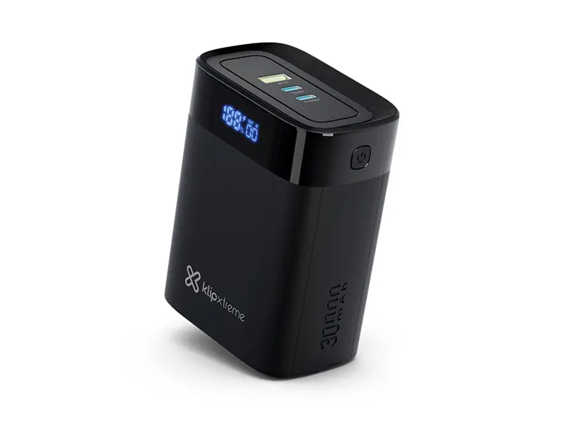 Power Bank KPB-850 Klip Xtreme PowerCell 30000mAh USB-C Negro - Imagen 2