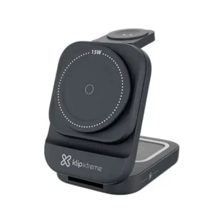 Cargador inalámbrica 3 en 1 Klip Xtreme PowerDesk Lite para mesa 15W (KDC-150)