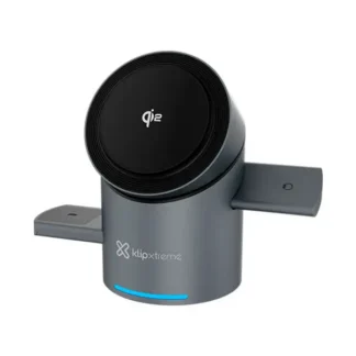 Cargador inalámbrica 3 en 1 Klip Xtreme PowerDesk Spin para mesa 15W (KDC-400)