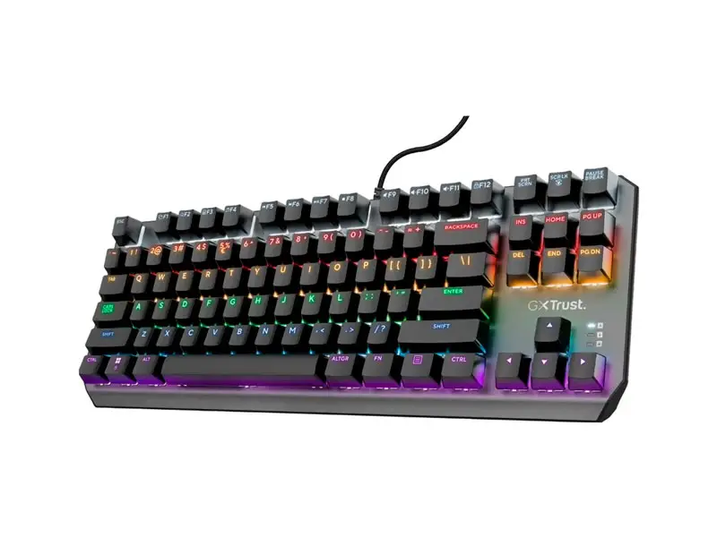 Teclado Gaming ES Trust GXT834 Illuminated Black - Imagen 2
