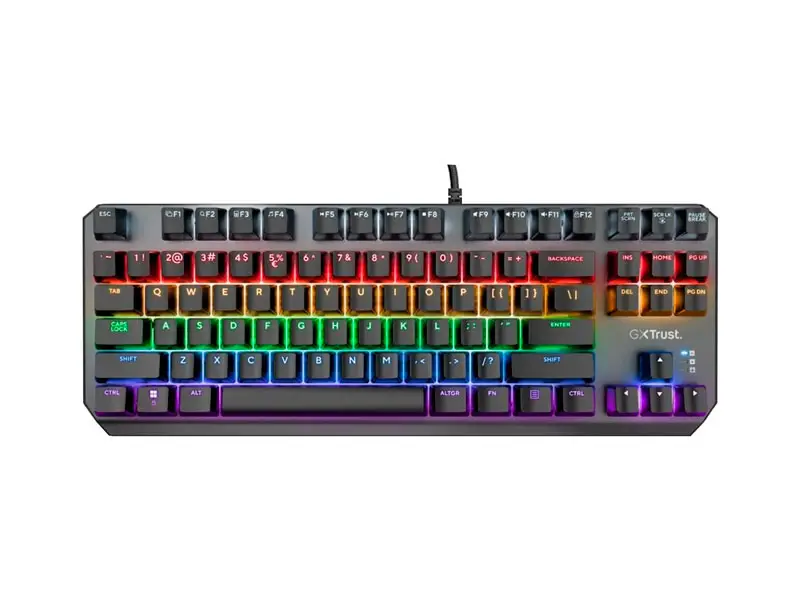 Teclado Gaming ES Trust GXT834 Illuminated Black
