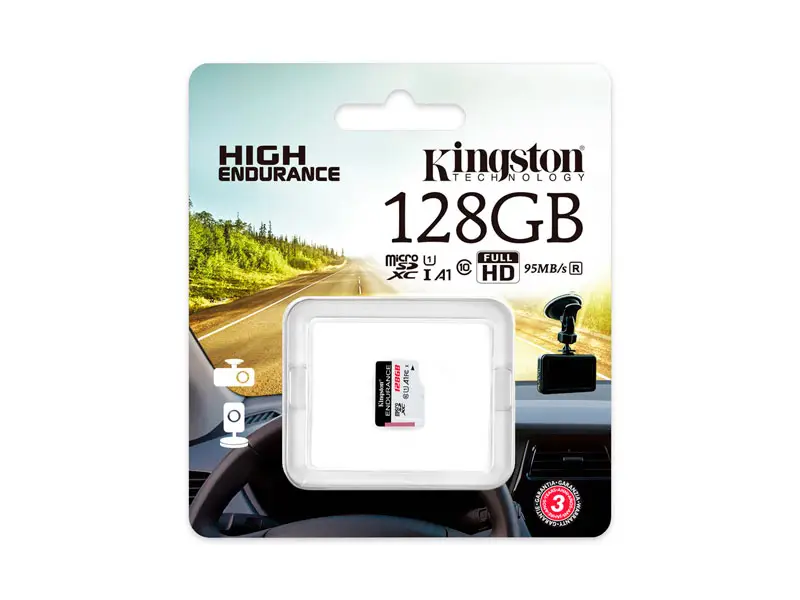 Memoria micro SD 128GB Kingston Endurance XC Class 10 A1 95MB/s (SDCE/128GB) - Imagen 2
