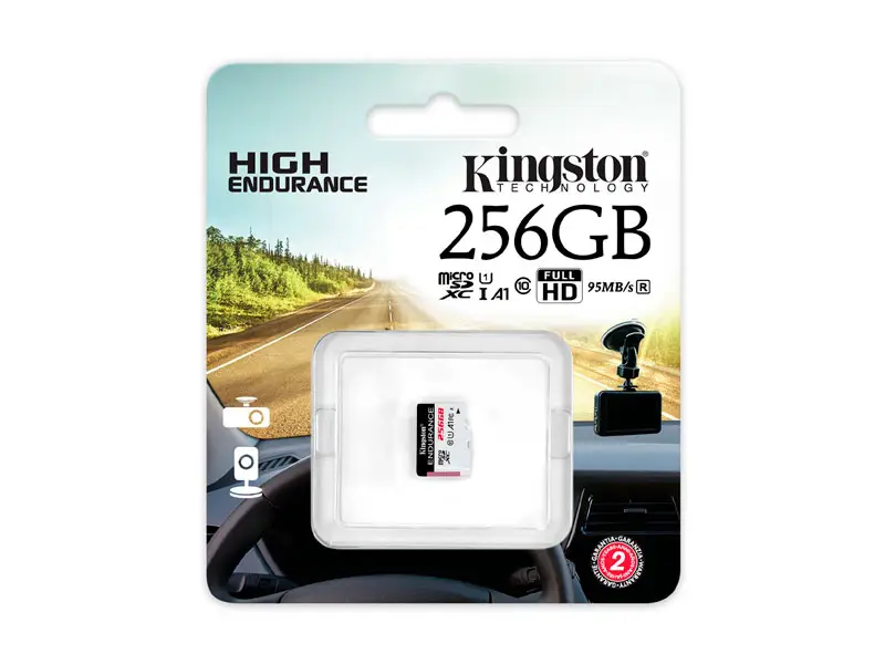 Memoria micro SD 256GB Kingston Endurance XC Class 10 A1 95MB/s (SDCE/256GB) - Imagen 2