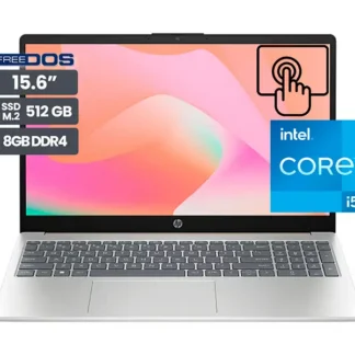 Laptop HP 15-FD0152LA 15.6″ Tactil Intel Core i5-1334U 8GB SSD512GB No incluye Windows