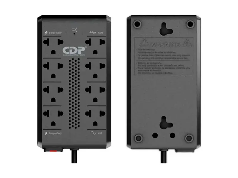 Estabilizador CDP 1410VA (700w) R-AVR1408I 8 tomas 220v - Imagen 2
