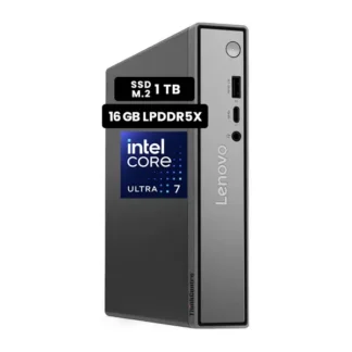 PC Desktop Lenovo Thinkcentre neo 50Q Gen 6 Intel Core Ultra 7 256V 16GB LPDDR5X SSD1TB W11 Pro