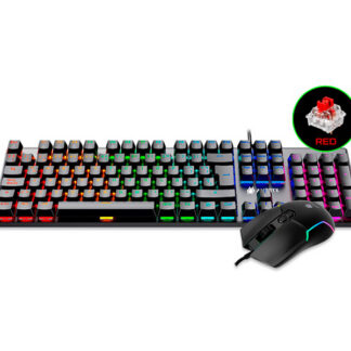Teclado Mecanico + Mouse Antryx GC-3500 Black/Red Switch (AGC-3500KRE-SP)