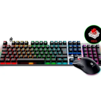 Teclado Mecanico + Mouse Antryx GC-4500 Trix Red Switch (AGC-4500TXKRE-SP)
