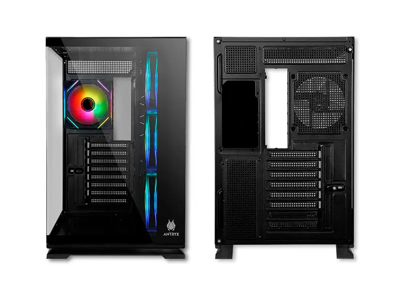 Case Antryx FX 870 PRO infinity ARGB FAN X5 USB-C Black (AC-FX870PK) - Imagen 2