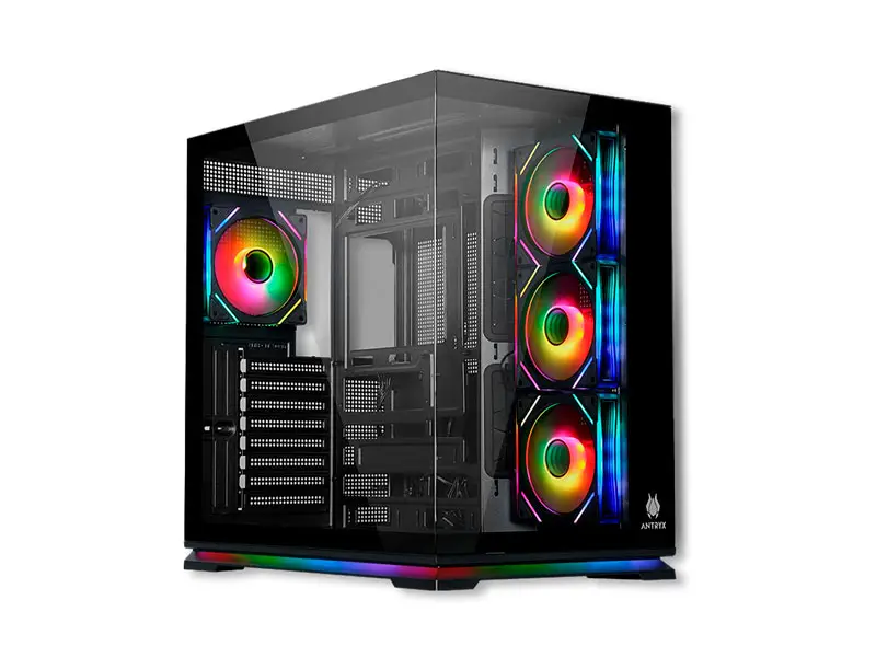 Case Antryx FX 870 PRO infinity ARGB FAN X5 USB-C Black (AC-FX870PK)
