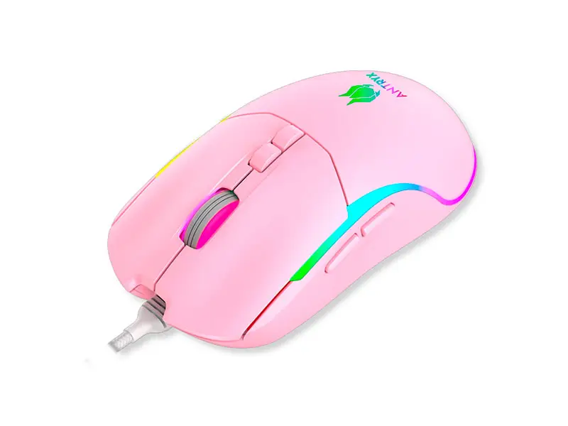 Mouse Gaming Antryx M760 DPI 12800 Pink (AGM-M760PK) - Imagen 3