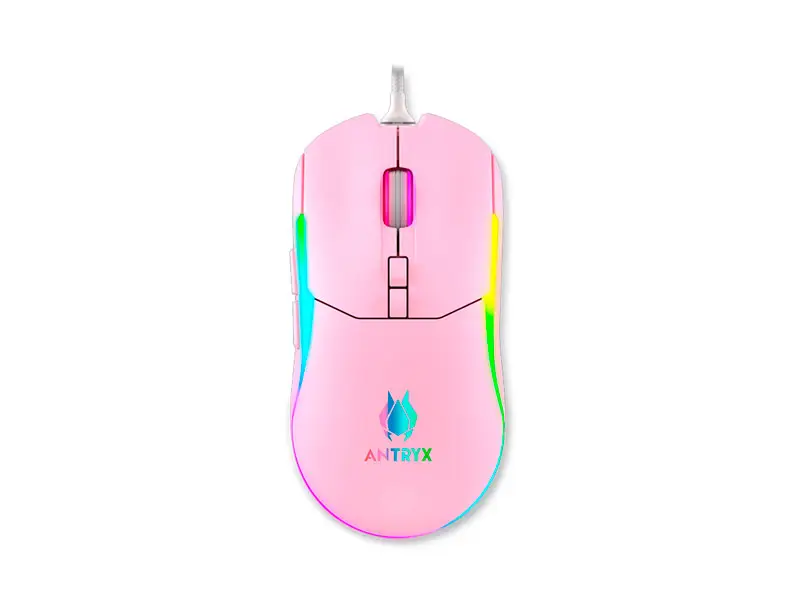 Mouse Gaming Antryx M760 DPI 12800 Pink (AGM-M760PK)
