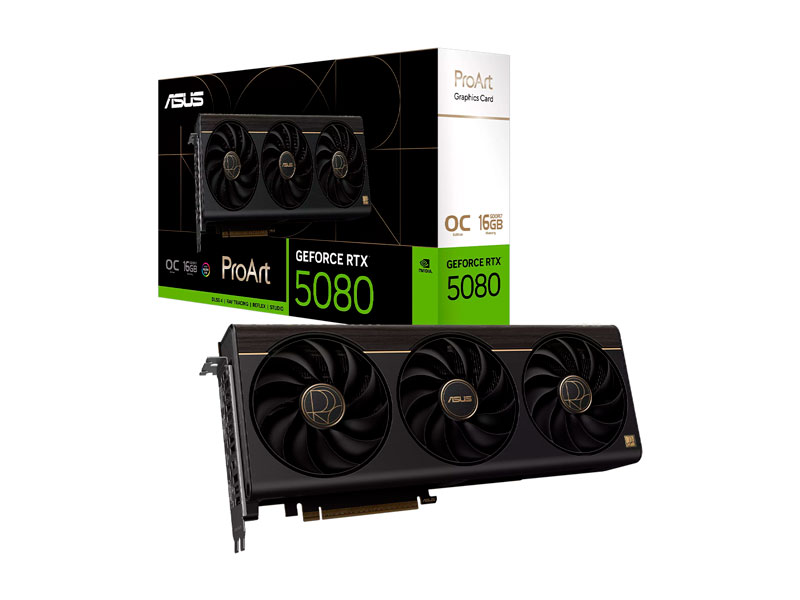 Tarjeta Grafica ASUS ProArt NVIDIA GeForce RTX 5080 Gaming OC 16GB GDDR7