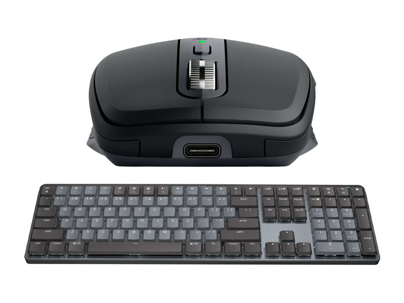 Combo Logitech MX Teclado Mechanical + Mouse ANYWHERE 3S Wireless Graphite - Imagen 2