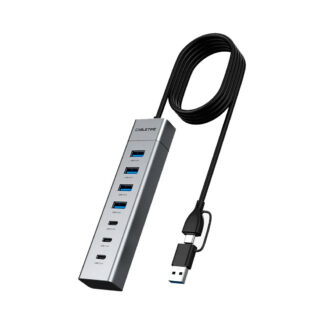 HUB CABLETIME CB58G USB-A/C a 7 en 1 + 4 USB-A /3 USB-C