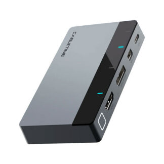 Conmutador HDMI 4 en 1 CABLETIME CB00G USB-C/HDMI/DP/Mini DP