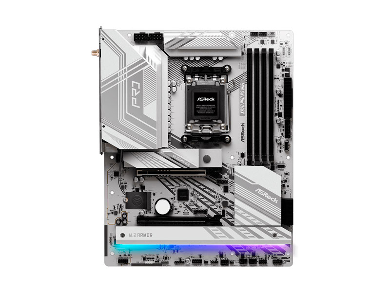 Placa ASRock X870 PRO RS AM5 Wi-Fi 7 DDR5 HDMI RJ45 ATX - Imagen 2