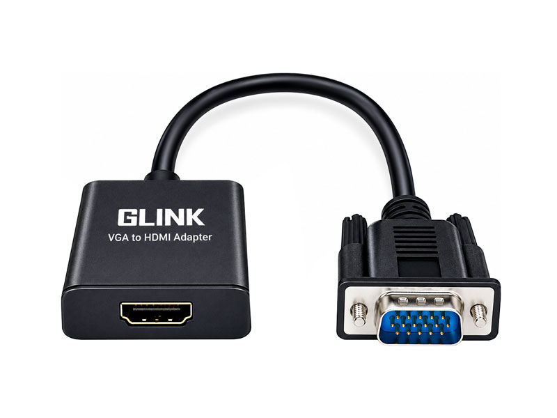Adaptador GLINK VGA a HDMI 2K 60Hz