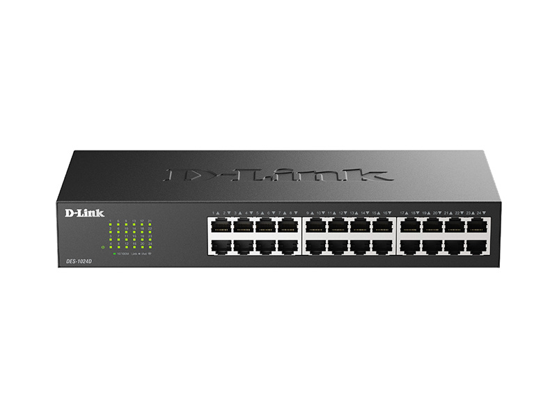 Switch D-Link DES-1024D 24 Puertos 10/100M bps.
