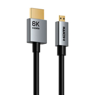 Cable Micro HDMI a HDMI 1.5mts CABLETIME CH16J 8K 60Hz