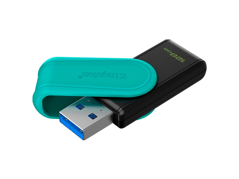 Memoria USB 3.2 128GB Kingston DataTraveler Exodia S (DTXS/128GB) Negro/turquesa - Imagen 3
