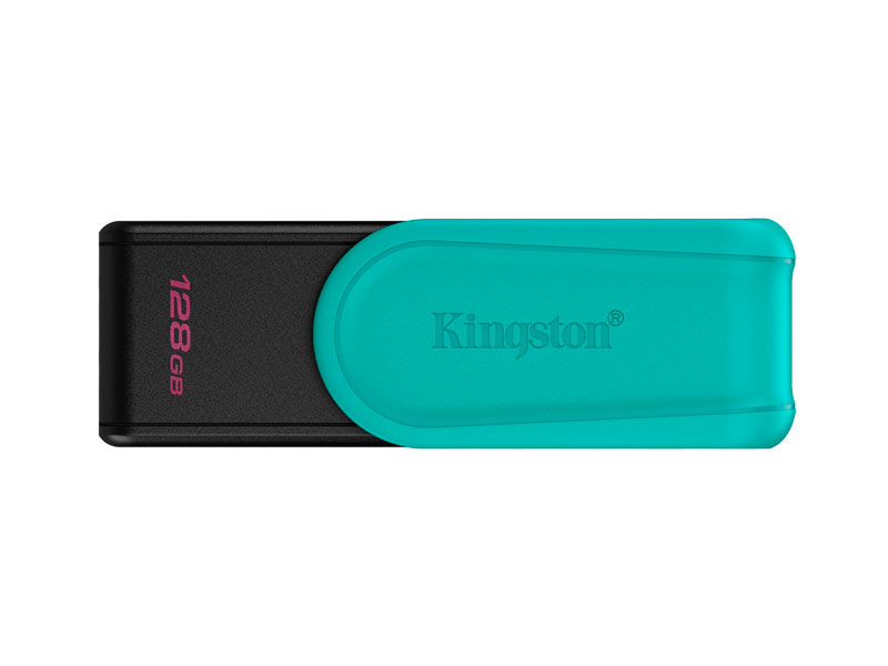 Memoria USB 3.2 128GB Kingston DataTraveler Exodia S (DTXS/128GB) Negro/turquesa - Imagen 2
