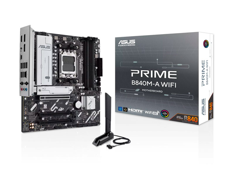Placa ASUS Prime B840M-A WIFI 6E AMD DDR5/HDMI/DP