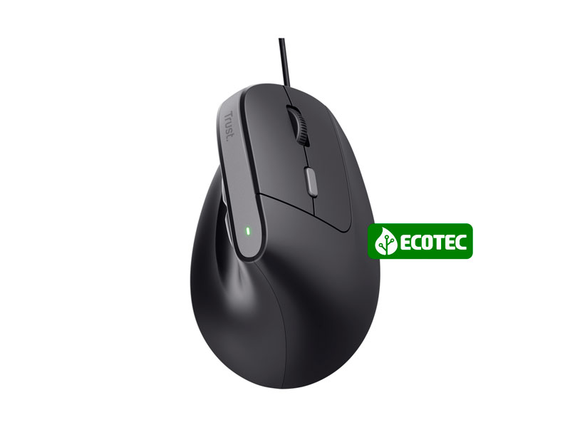 Mouse Trust BAYO II Ergonómico USB Black