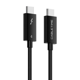 Cable USB-C Thunderbolt 4 a Thunderbolt 4 1.8mt CABLETIME CT40K 100W