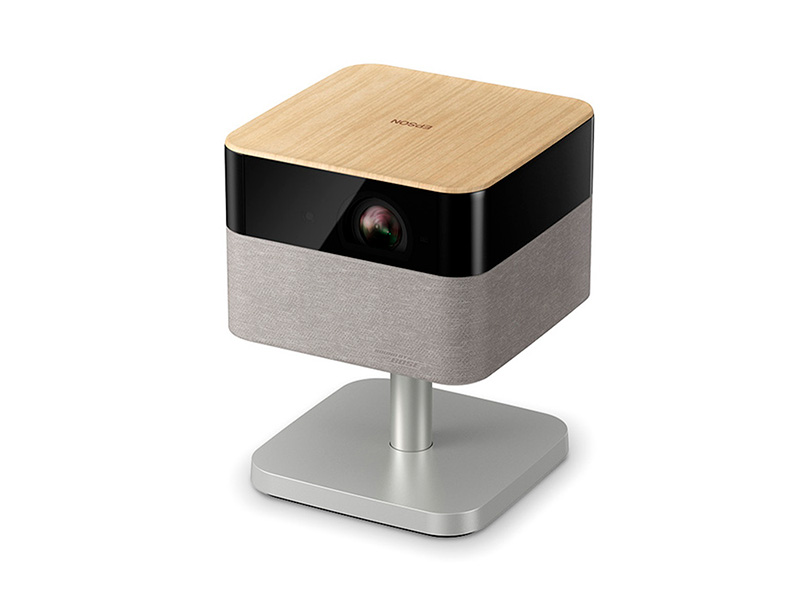 Proyector Epson Smart Portátil Lifestudio Flex Plus EF-72 4K PRO UHD Roble - Imagen 2
