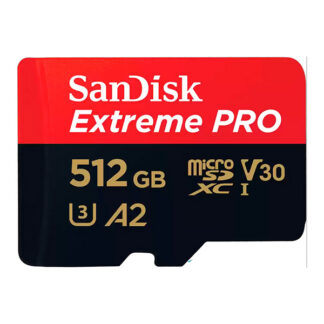 Memoria micro SD 512GB Sandisk Extreme Pro UHS-I 200MB/s (SDSQXCD-512G-GN6MA)
