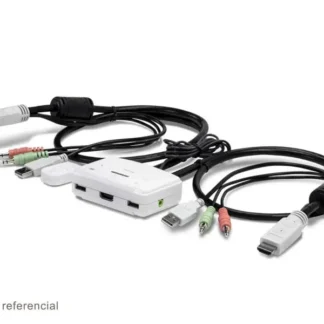 Switch KVM TRENDnet TK-215i 2 Puertos HDMI (Incluye 2 juegos de cables)