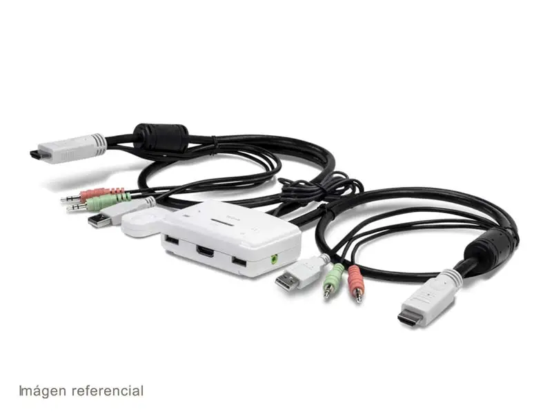 Switch KVM TRENDnet TK-215i 2 Puertos HDMI (Incluye 2 juegos de cables)