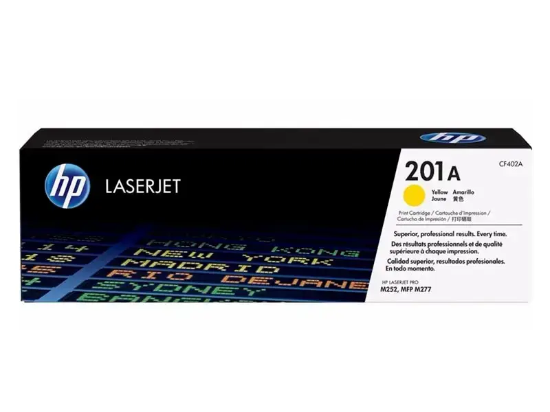 Toner HP 201A CF402A Amarillo M277dw M252 1400 pag