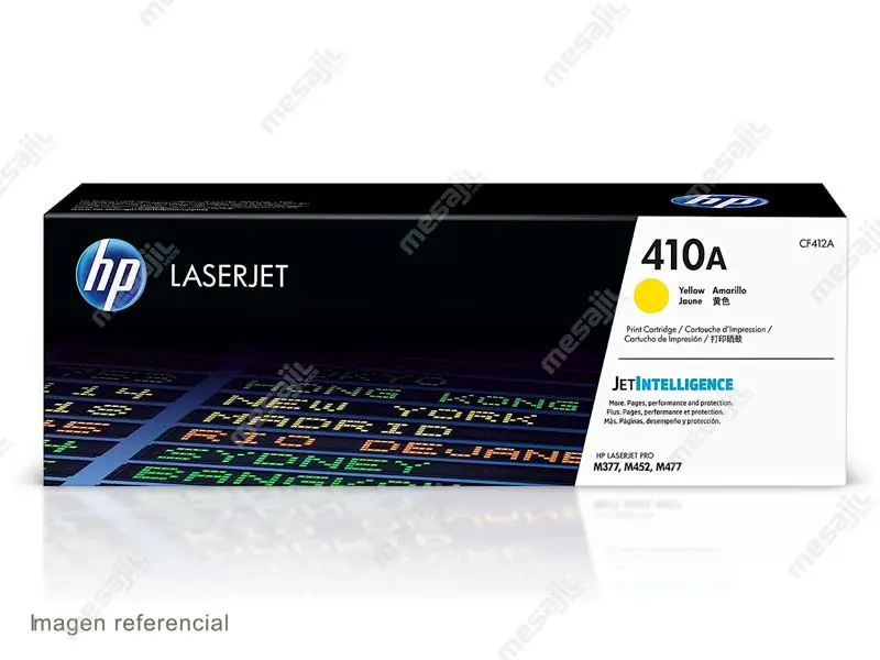Toner HP 410A CF412A Amarillo M477fdw 2300 pag - Imagen 2